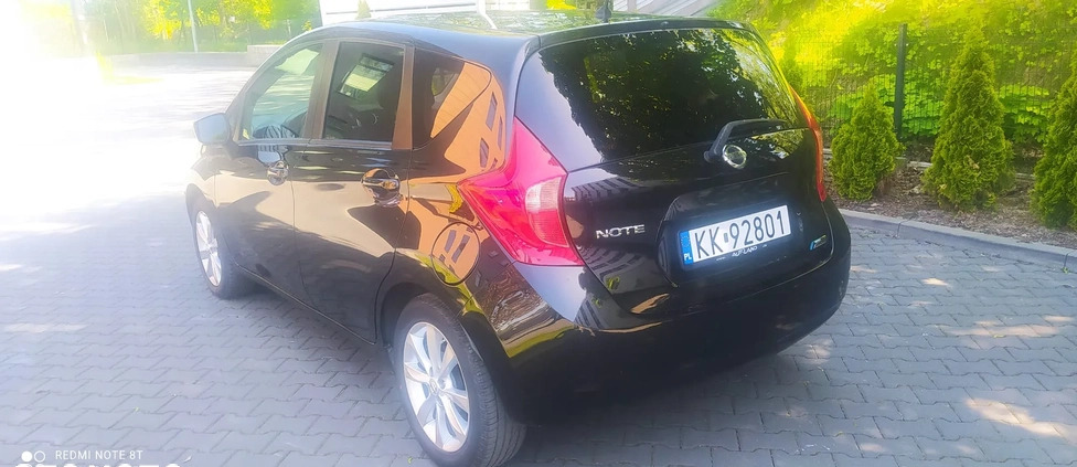 Nissan Note cena 33900 przebieg: 114000, rok produkcji 2014 z Kraków małe 781